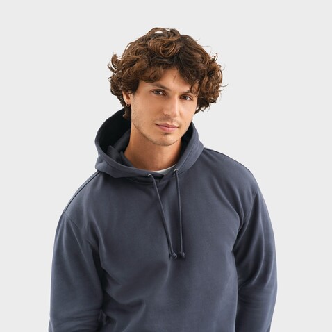 CONDOR Unisex Hoodie - Mausgrau bedrucken, Art.-Nr. S03815-MU-S