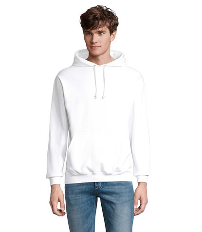 CONDOR Unisex Hoodie - White bedrucken, Art.-Nr. S03815-WH-S