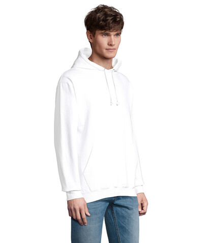 CONDOR Unisex Hoodie - White bedrucken, Art.-Nr. S03815-WH-S