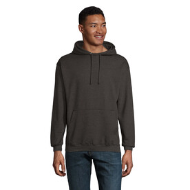 CONDOR Unisex Hoodie - Charcoal Melange bedrucken, Art.-Nr. S03815-CE-XXS
