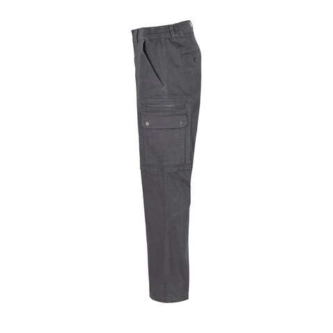 DOCKER MEN STRETCH TROUSERS - Dunkelgrau bedrucken, Art.-Nr. S03820-DG-XS DOCKER MEN STRETCH TROUSERS - Dunkelgrau bedrucken, Art.-Nr. S03820-DG-XS