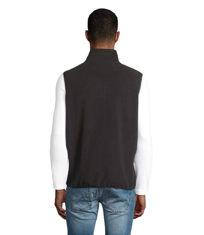 FACTOR BW UNISEX BODYWARMER - Schwarz bedrucken, Art.-Nr. S03822-BK-XS
