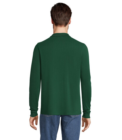 PRIME LSL UNISEX POLO 200 - Bottle Green bedrucken, Art.-Nr. S03983-BO-3XL PRIME LSL UNISEX POLO 200 - Bottle Green bedrucken, Art.-Nr. S03983-BO-3XL