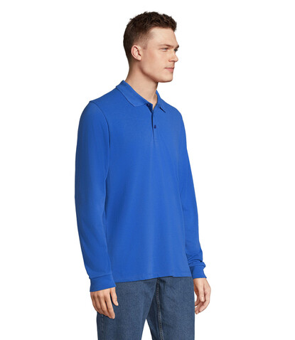 PRIME LSL UNISEX POLO 200 - Royal Blue bedrucken, Art.-Nr. S03983-RB-XXL PRIME LSL UNISEX POLO 200 - Royal Blue bedrucken, Art.-Nr. S03983-RB-XXL