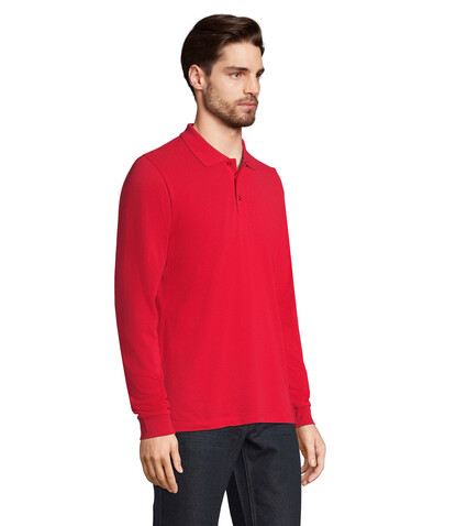PRIME LSL UNISEX POLO 200 - Red bedrucken, Art.-Nr. S03983-RD-XL