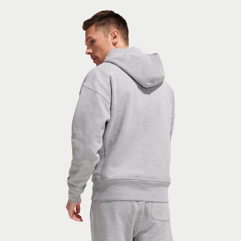 ORIGIN UNISEX HOODED SWEAT - Grau-Melange 2 bedrucken, Art.-Nr. S03991-GY-M
