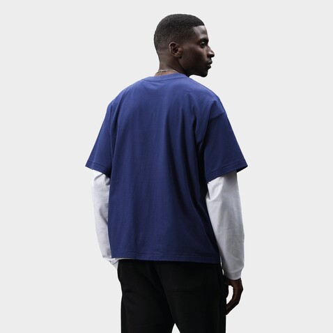 LEGACY OVERSIZED T-SHIRT - Indigo bedrucken, Art.-Nr. S03996-IO-XXL