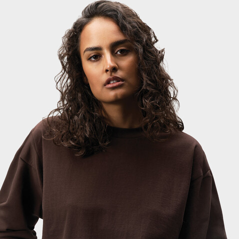 LEGACY OVERSIZED T-SHIRT - Dark Chocolate bedrucken, Art.-Nr. S03996-DC-XXL LEGACY OVERSIZED T-SHIRT - Dark Chocolate bedrucken, Art.-Nr. S03996-DC-XXL