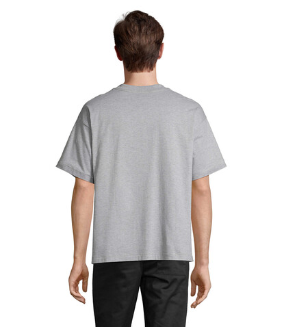 LEGACY OVERSIZED T-SHIRT - Grau-Melange 2 bedrucken, Art.-Nr. S03996-GY-M