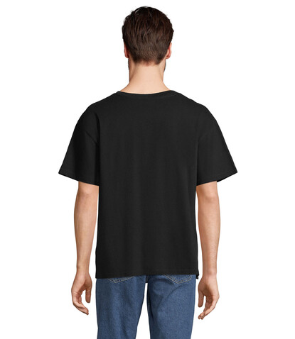 LEGACY OVERSIZED T-SHIRT - Deep Black bedrucken, Art.-Nr. S03996-DB-3XL