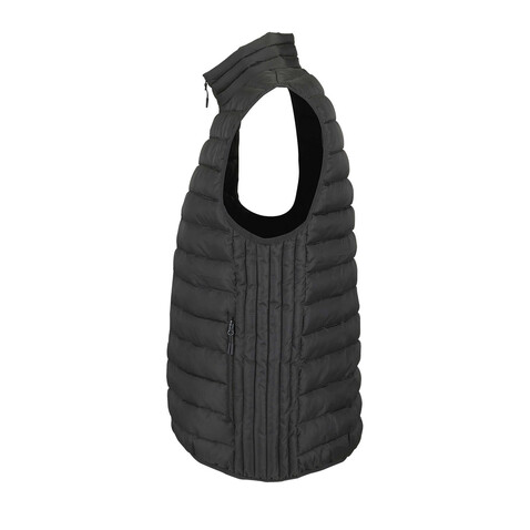 STREAM MEN Bodywarmer - Anthrazitgrau bedrucken, Art.-Nr. S04020-CR-L