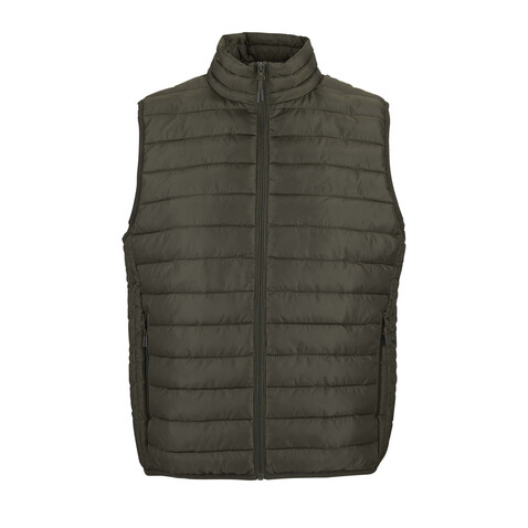 STREAM MEN Bodywarmer - Army bedrucken, Art.-Nr. S04020-AR-XL