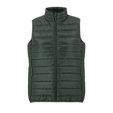 STREAM WOMEN Bodywarmer - Forest Green bedrucken, Art.-Nr. S04021-FG-L