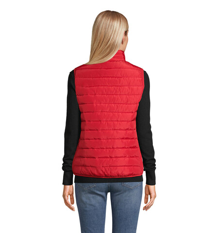 STREAM WOMEN Bodywarmer - Red bedrucken, Art.-Nr. S04021-RD-S