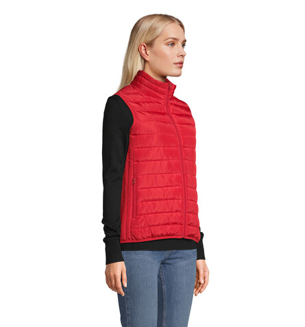 STREAM WOMEN Bodywarmer - Red bedrucken, Art.-Nr. S04021-RD-S