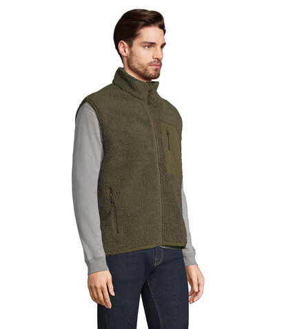 FURY BW UNISEX BODYWARMER - Army/Dark Army bedrucken, Art.-Nr. S04041-FF-M