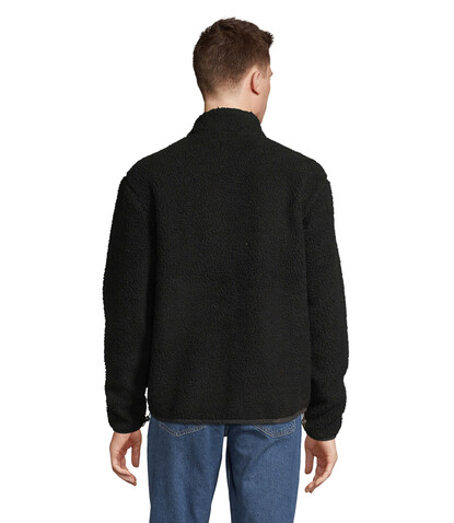 FURY UNISEX SHERPA JACKET - Carbon Grey/Black bedrucken, Art.-Nr. S04042-FD-M FURY UNISEX SHERPA JACKET - Carbon Grey/Black bedrucken, Art.-Nr. S04042-FD-M