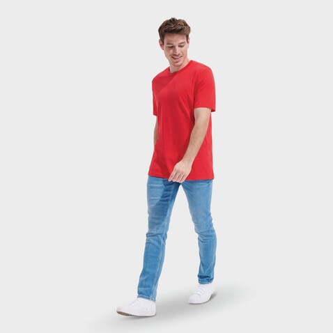 TUNER T-SHIRT - Red bedrucken, Art.-Nr. S04203-RD-3XL