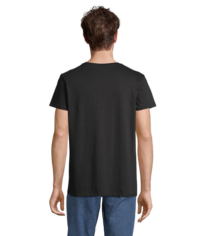 RE CRUSADER T-Shirt 150g - Deep Black bedrucken, Art.-Nr. S04233-DB-XL