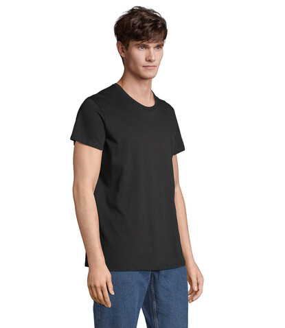 RE CRUSADER T-Shirt 150g - Deep Black bedrucken, Art.-Nr. S04233-DB-XL