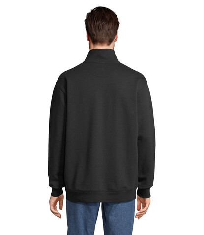 CONRAD Sweater Zip Kragen - Schwarz bedrucken, Art.-Nr. S04234-BK-XS CONRAD Sweater Zip Kragen - Schwarz bedrucken, Art.-Nr. S04234-BK-XS
