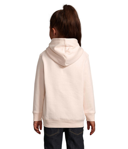 CONDOR KIDS Hoodie - Cremiges Rosa bedrucken, Art.-Nr. S04238-CP-3XL