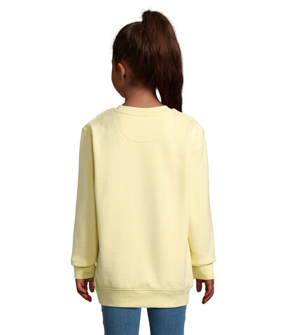 COLUMBIA KIDS Sweater - Hellgelb bedrucken, Art.-Nr. S04239-LY-3XL