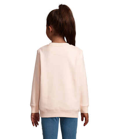 COLUMBIA KIDS Sweater - Cremiges Rosa bedrucken, Art.-Nr. S04239-CP-L