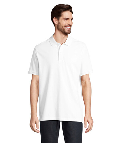 PEGASE Polo Bio 210g - White bedrucken, Art.-Nr. S04242-WH-4XL PEGASE Polo Bio 210g - White bedrucken, Art.-Nr. S04242-WH-4XL