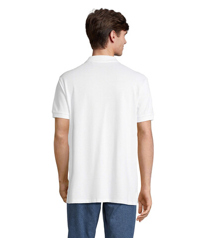 PACIFIC HERREN POLO - White bedrucken, Art.-Nr. S04439-WH-5XL