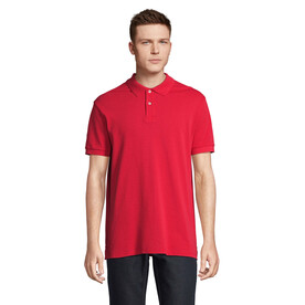 PACIFIC HERREN POLO - Red bedrucken, Art.-Nr. S04439-RD-XXL