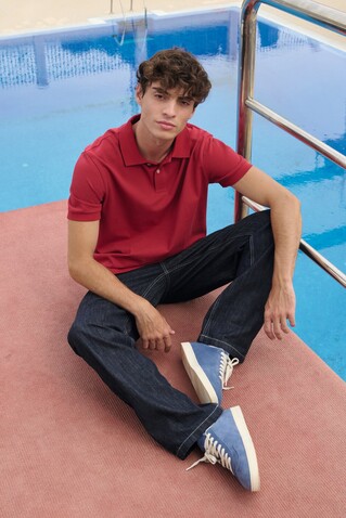 PACIFIC HERREN POLO - Folk Red Twin bedrucken, Art.-Nr. S04439-FR-XXL PACIFIC HERREN POLO - Folk Red Twin bedrucken, Art.-Nr. S04439-FR-XXL