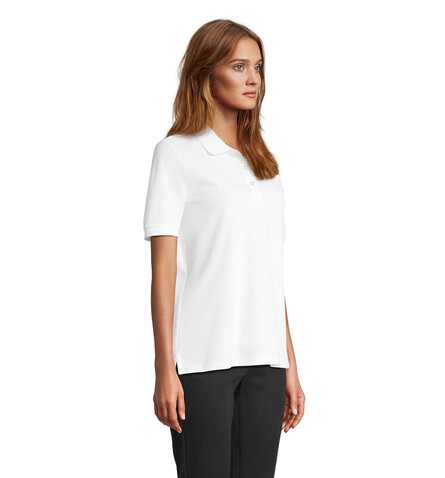 PACIFIC DAMEN POLO - White bedrucken, Art.-Nr. S04440-WH-M PACIFIC DAMEN POLO - White bedrucken, Art.-Nr. S04440-WH-M