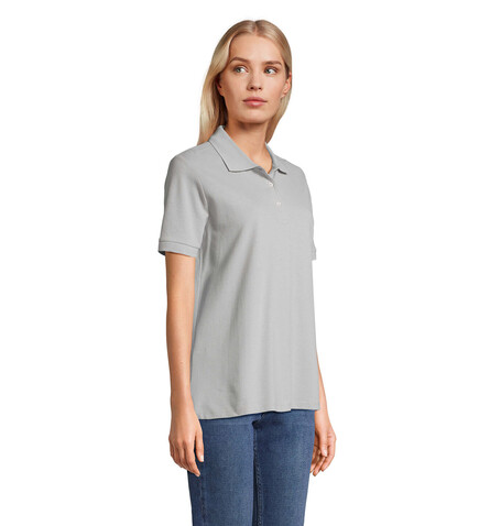 PACIFIC DAMEN POLO - Pure Grey bedrucken, Art.-Nr. S04440-PG-L