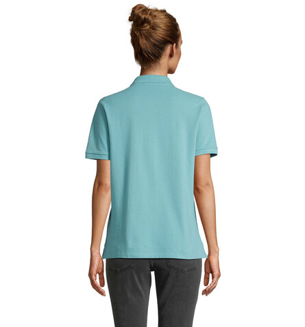 PACIFIC DAMEN POLO - Pool Blue bedrucken, Art.-Nr. S04440-BP-XL