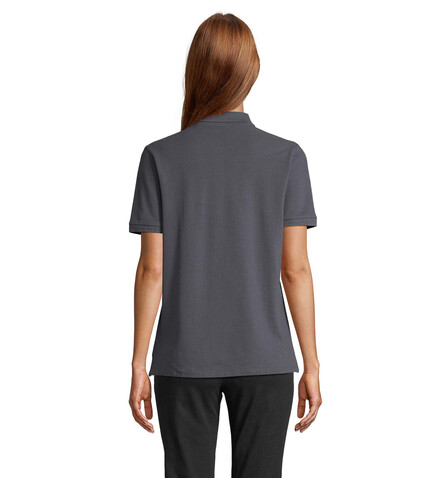 PACIFIC DAMEN POLO - Mausgrau bedrucken, Art.-Nr. S04440-MU-XS