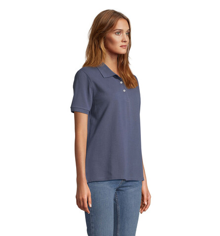 PACIFIC DAMEN POLO - Denim bedrucken, Art.-Nr. S04440-DM-XXL