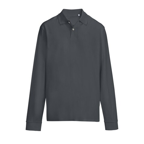 PACIFIC LSL POLO - Mausgrau bedrucken, Art.-Nr. S04441-MU-S PACIFIC LSL POLO - Mausgrau bedrucken, Art.-Nr. S04441-MU-S