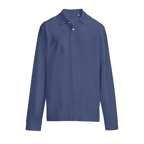 PACIFIC LSL POLO - Denim bedrucken, Art.-Nr. S04441-DM-XXL