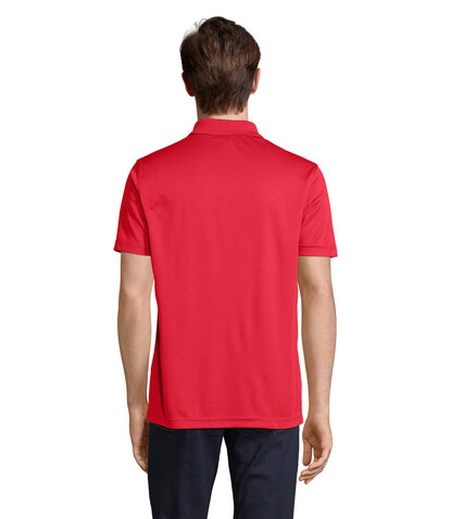 PITCHER UNISEX POLO - Red bedrucken, Art.-Nr. S04442-RD-L PITCHER UNISEX POLO - Red bedrucken, Art.-Nr. S04442-RD-L