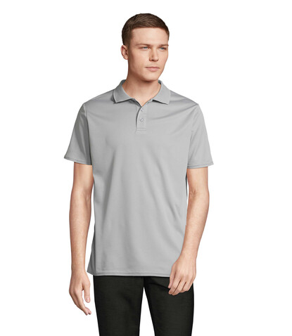 PITCHER UNISEX POLO - Pure Grey bedrucken, Art.-Nr. S04442-PG-XXL