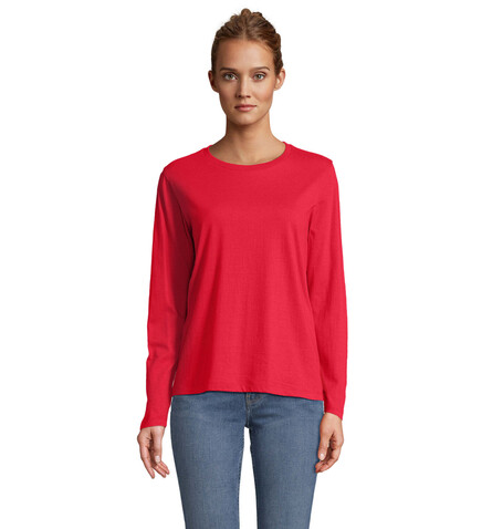 MONARCH DAMEN T-SHIRTS - Red bedrucken, Art.-Nr. S04443-RD-L MONARCH DAMEN T-SHIRTS - Red bedrucken, Art.-Nr. S04443-RD-L