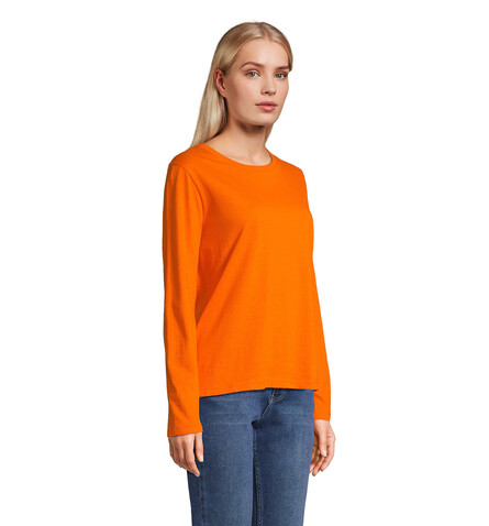 MONARCH DAMEN T-SHIRTS - Orange bedrucken, Art.-Nr. S04443-OR-XXL