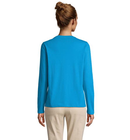 MONARCH DAMEN T-SHIRTS - Aqua bedrucken, Art.-Nr. S04443-AQ-XS MONARCH DAMEN T-SHIRTS - Aqua bedrucken, Art.-Nr. S04443-AQ-XS