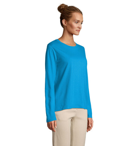 MONARCH DAMEN T-SHIRTS - Aqua bedrucken, Art.-Nr. S04443-AQ-XS MONARCH DAMEN T-SHIRTS - Aqua bedrucken, Art.-Nr. S04443-AQ-XS