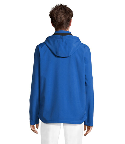 RACE HERREN-KAPUZENJACKE - Royal Blue bedrucken, Art.-Nr. S04447-RB-M