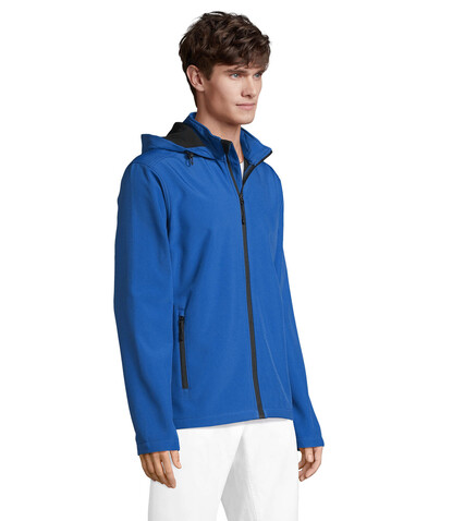 RACE HERREN-KAPUZENJACKE - Royal Blue bedrucken, Art.-Nr. S04447-RB-M