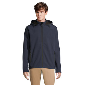 RACE HERREN-KAPUZENJACKE - French Navy bedrucken, Art.-Nr. S04447-FN-XXL