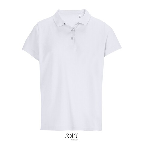 PULSE DAMEN POLO - White bedrucken, Art.-Nr. S04501-WH-XS PULSE DAMEN POLO - White bedrucken, Art.-Nr. S04501-WH-XS