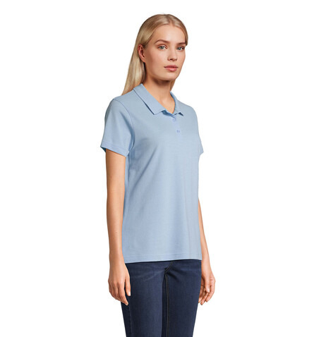 PULSE DAMEN POLO - Sky Blue Pique bedrucken, Art.-Nr. S04501-SP-XL
